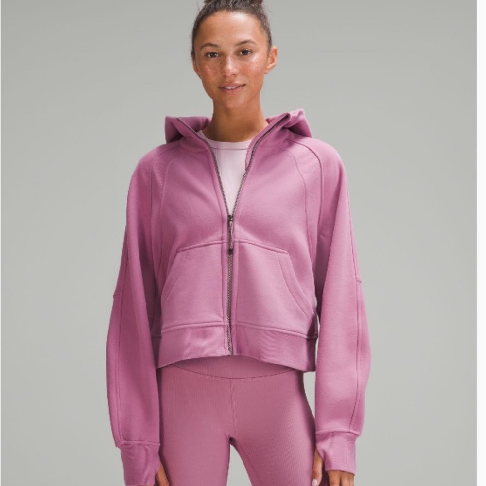 Lululemon Oversized Scuba Hoodie sz M/L color Velvet Dust
